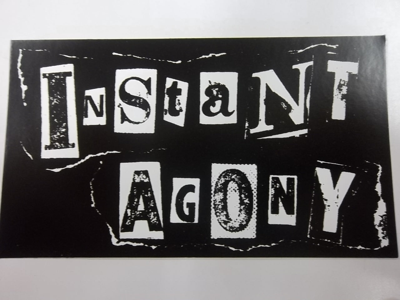 INSTANT AGONY STICKER