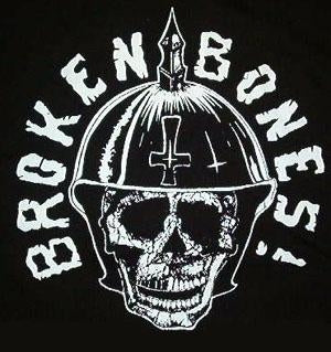 BROKEN BONES - OLD LOGO 1" BUTTON