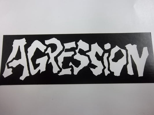 AGRESSION - AGRESSION STICKER