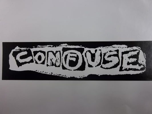 CONFUSE - CONFUSE STICKER