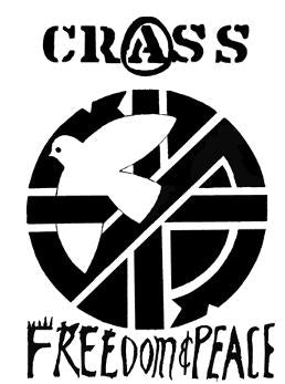 CRASS - FREEDOM & PEACE PATCH