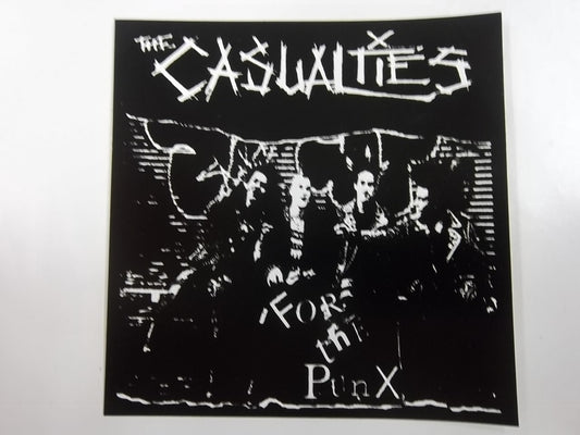 CASUALTIES - FOR THE PUNX STICKER