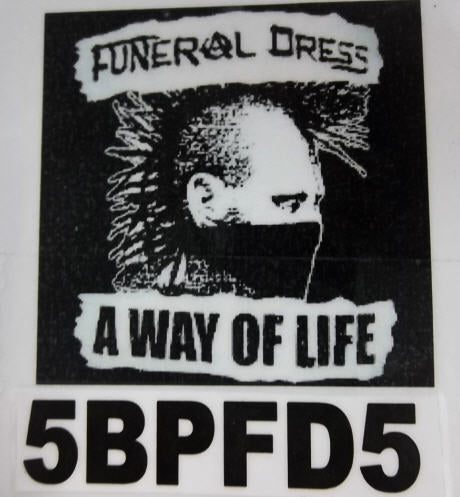 FUNERAL DRESS - A WAY OF LIFE BACK PATCH