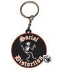 SOCIAL DISTORTION - LOGO RUBBER KEY CHAIN