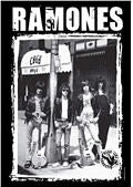 RAMONES - CBGB FABRIC FLAG BANNER