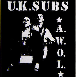 UK SUBS - A.W.O.L STICKER