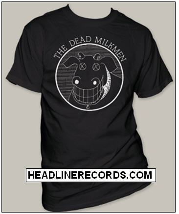 DEAD MILKMEN - COW LOGO (BLACK) TEE SHIRT