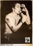 BLACK FLAG - HENRY ROLLINS 100 CLUB 1983 POSTER