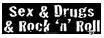 STICKER - SEX DRUGS & ROCKNROLL STICKER