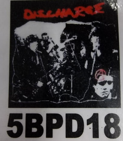 DISCHARGE - MORE NOISE BACK PATCH