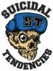 SUICIDAL TENDENCIES - SKULL W/ FLIP FLAP CAP 1" BUTTON