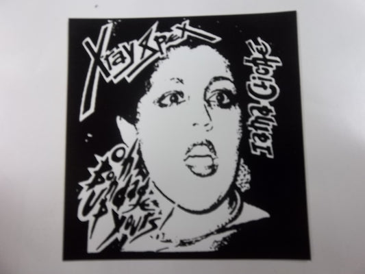 X RAY SPEX - I AM A CLICHE STICKER