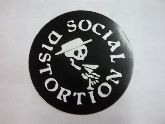 SOCIAL DISTORTION - SOCIAL DISTORTION (CIRCLE) STICKER