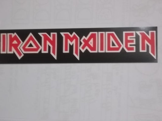 IRON MAIDEN - IRON MAIDEN STICKER