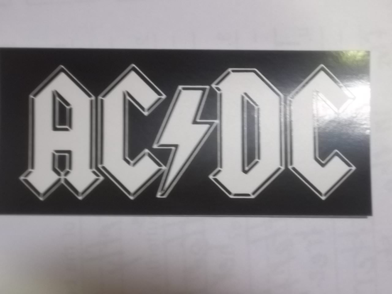 AC/DC - AC/DC STICKER