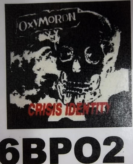 OXYMORON - CRISIS IDENTITIES BACK PATCH