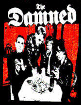 DAMNED - AT THE TABLE BACK PATCH