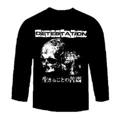 DETESTATION - SKULL LONG SLEEVE TEE SHIRT