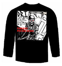 D.R.I - VIOLENT PACIFICATION LONG SLEEVE TEE SHIRT