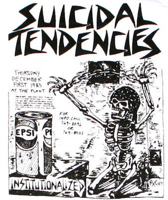 SUICIDAL TENDENCIES - INSTITUTIONALIZE BACK PATCH
