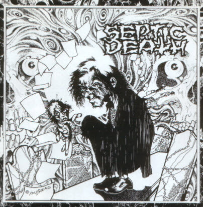 SEPTIC DEATH - ATTENTION 1" BUTTON