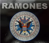 RAMONES - LOGO COLOR SQUARE STICKER