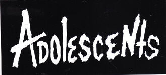 ADOLESCENTS - ADOLESCENTS (CLASSIC LETTERS) STICKER