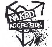 NAKED AGGRESSION - LOGO 1" BUTTON