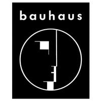 BAUHAUS - LOGO + BAUHAUS 1" BUTTON