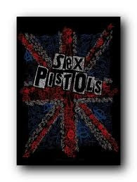 SEX PISTOLS - RIP UK FLAG (COLOR) STICKER