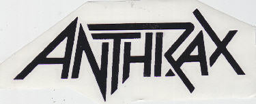 ANTHRAX - ANTHRAX RUBOFF STICKER