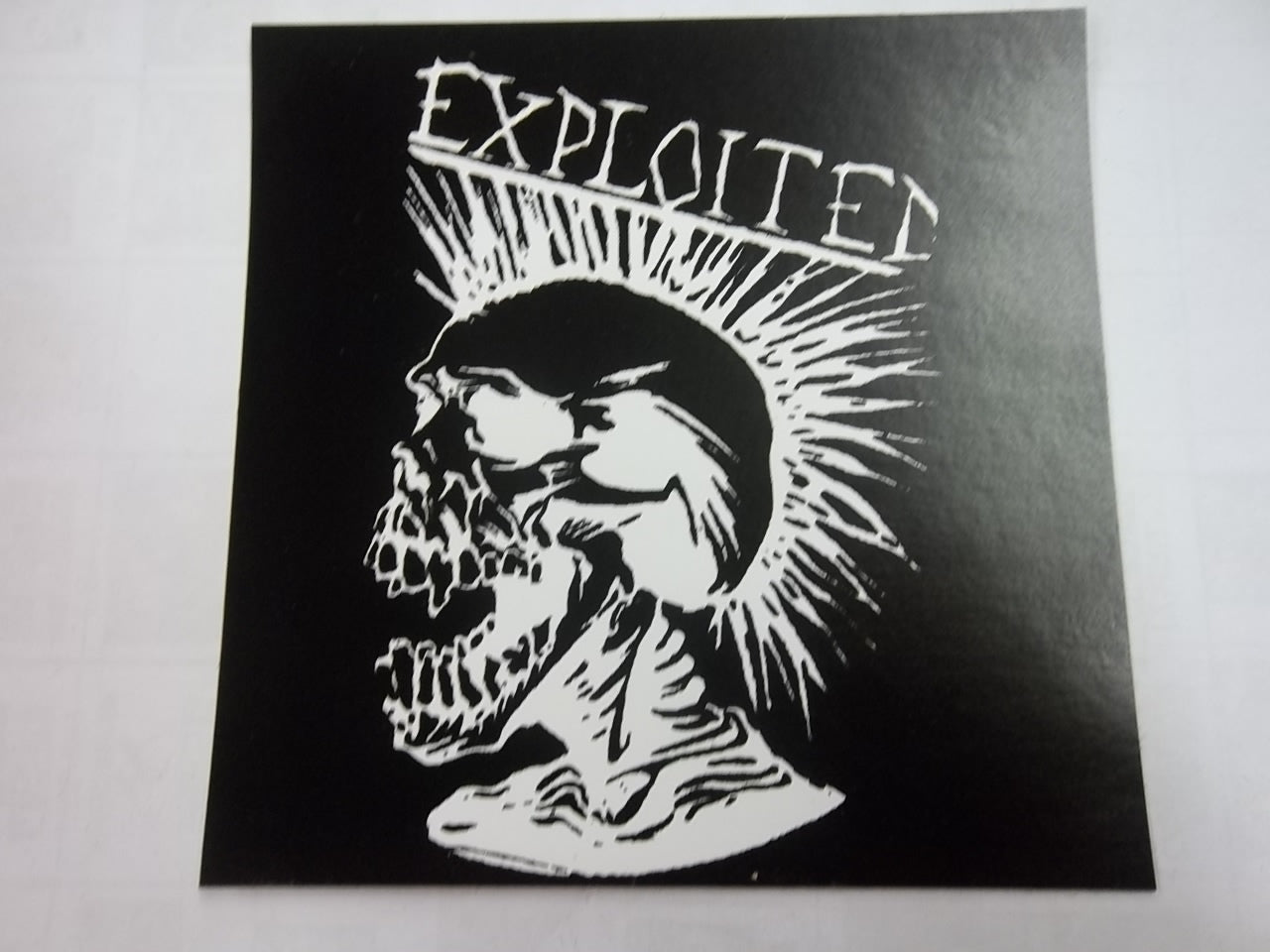 EXPLOITED - SKULL STICKER