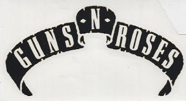 GUNS N ROSES - GUNS N ROSES RUBOFF STICKER