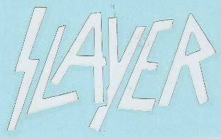 SLAYER - SLAYER RUBOFF STICKER