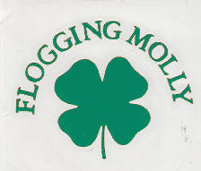 FLOGGING MOLLY - LOGO RUBOFF STICKER