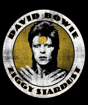 DAVID BOWIE - ZIGGY STARDUST SHOT 1" BUTTON