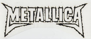METALLICA - METALLICA RUBOFF STICKER