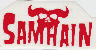 SAMHAIN - LOGO RUBOFF STICKER