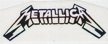 METALLICA - METALLICA #2 RUBOFF STICKER