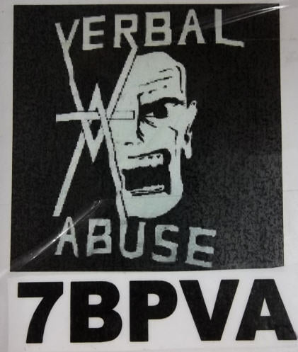 VERBAL ABUSE - LOGO BACK PATCH