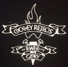 COCKNEY REJECTS - THE POWER THE GLORY PATCH