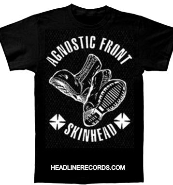 AGNOSTIC FRONT - SKINHEAD TEE SHIRT