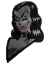 VAMPIRA - FACE XL ENAMEL PIN BADGE