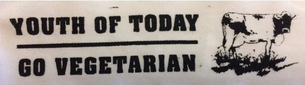 YOUTH OF TODAY - GO VEGETARIAN PATCH