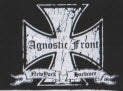 AGNOSTIC FRONT - IRON CROSS PATCH