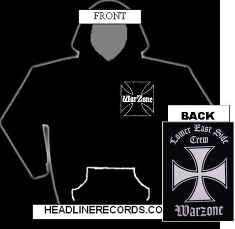 WARZONE - LOWER EAST SIDE CREW HOODIE SWEATSHIRT