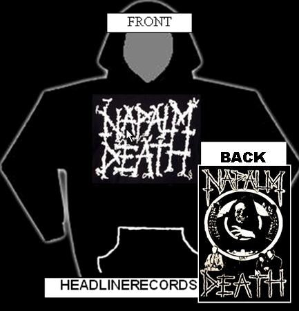 NAPALM DEATH - LIFE AND LIMB HOODIE SWEATSHIRT