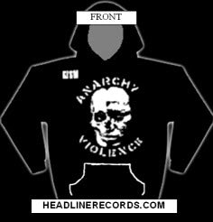 GISM - ANARCHY VIOLENCE HOODIE SWEATSHIRT