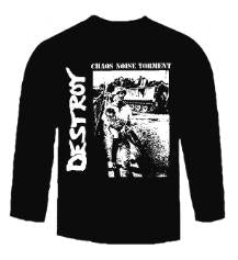 DESTROY - CHAOS NOISE TORMENT LONG SLEEVE TEE SHIRT