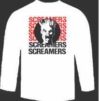 SCREAMERS - LOGO (FACE) LONG SLEEVE TEE SHIRT